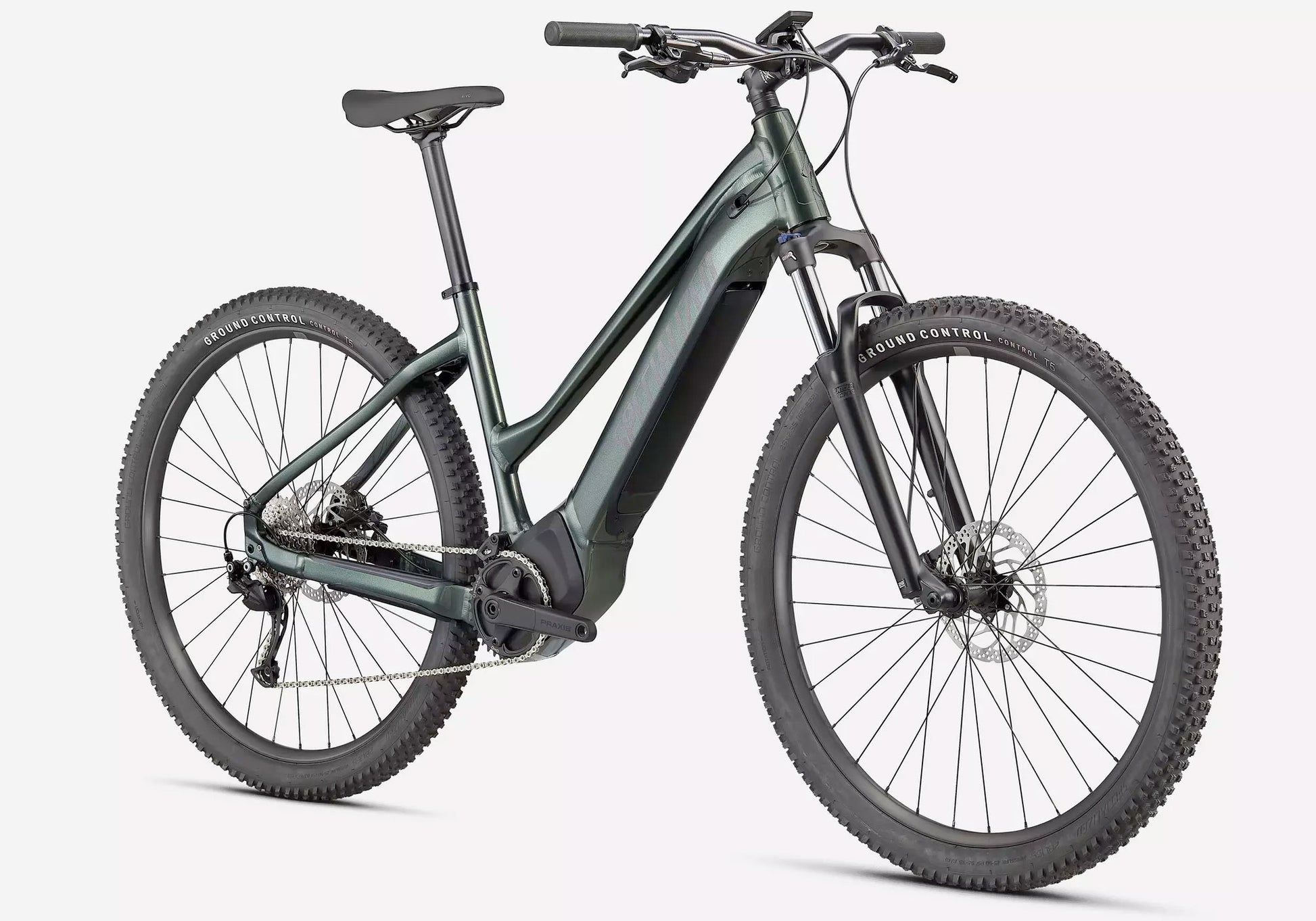2022 Specialized Turbo Tero 3.0 Step-Through Electric Mountain Bike - Oak Green, Woolys Wheels Sydney
