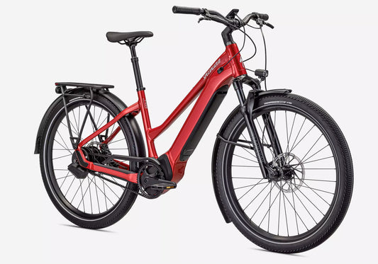 2022 Specialized Turbo Vado 5.0 IGH Step-Through Internally Geared Electric Bike - Red Tint