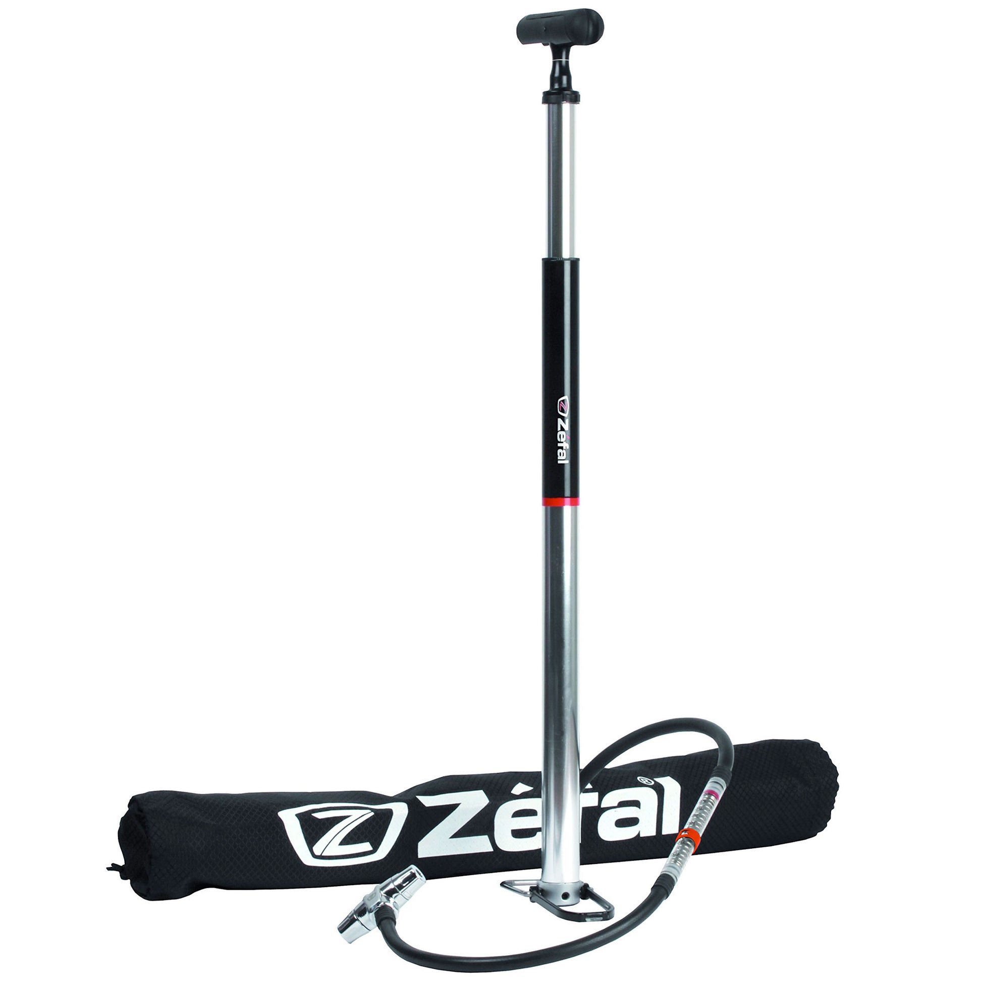Zefal Profil Travel Floor Pump - Silver buy online at Woolys Wheels with free delivery